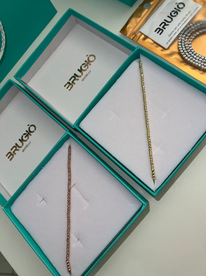 Bracciale con Sfere Faccettate in Argento 925
