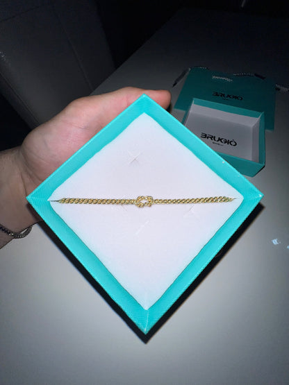 Bracciale Nodo a Funetta in Argento 925