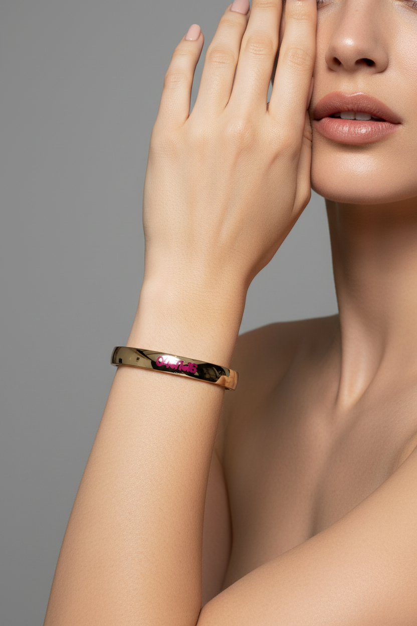 Bracciale Nome e Data Personalizzabile - Ultra Realistico