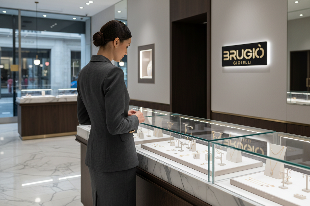 BRUGIÒ GIOIELLI - negozio con gioielli minimal