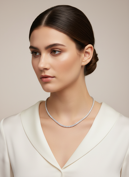 Collana Tennis donna 45cm 2.5mm