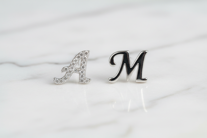 Orecchini Iniziali A e M