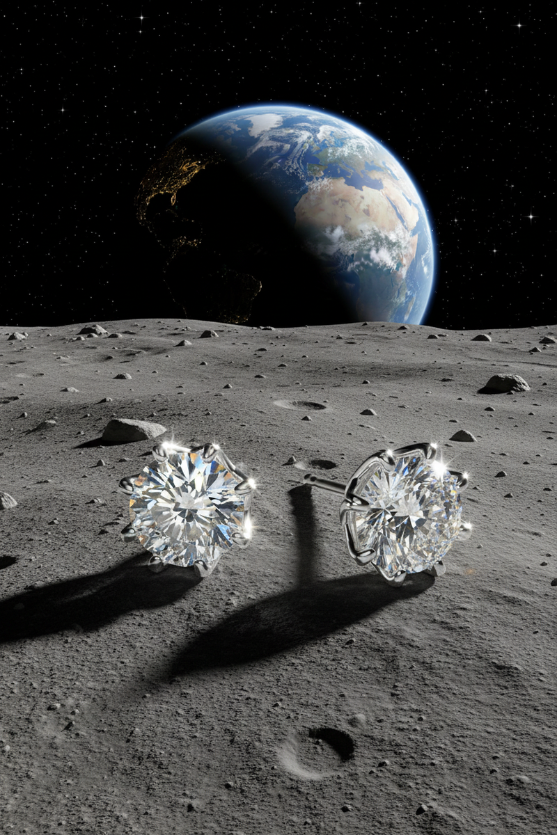 Orecchini LUMINIS sulla Luna