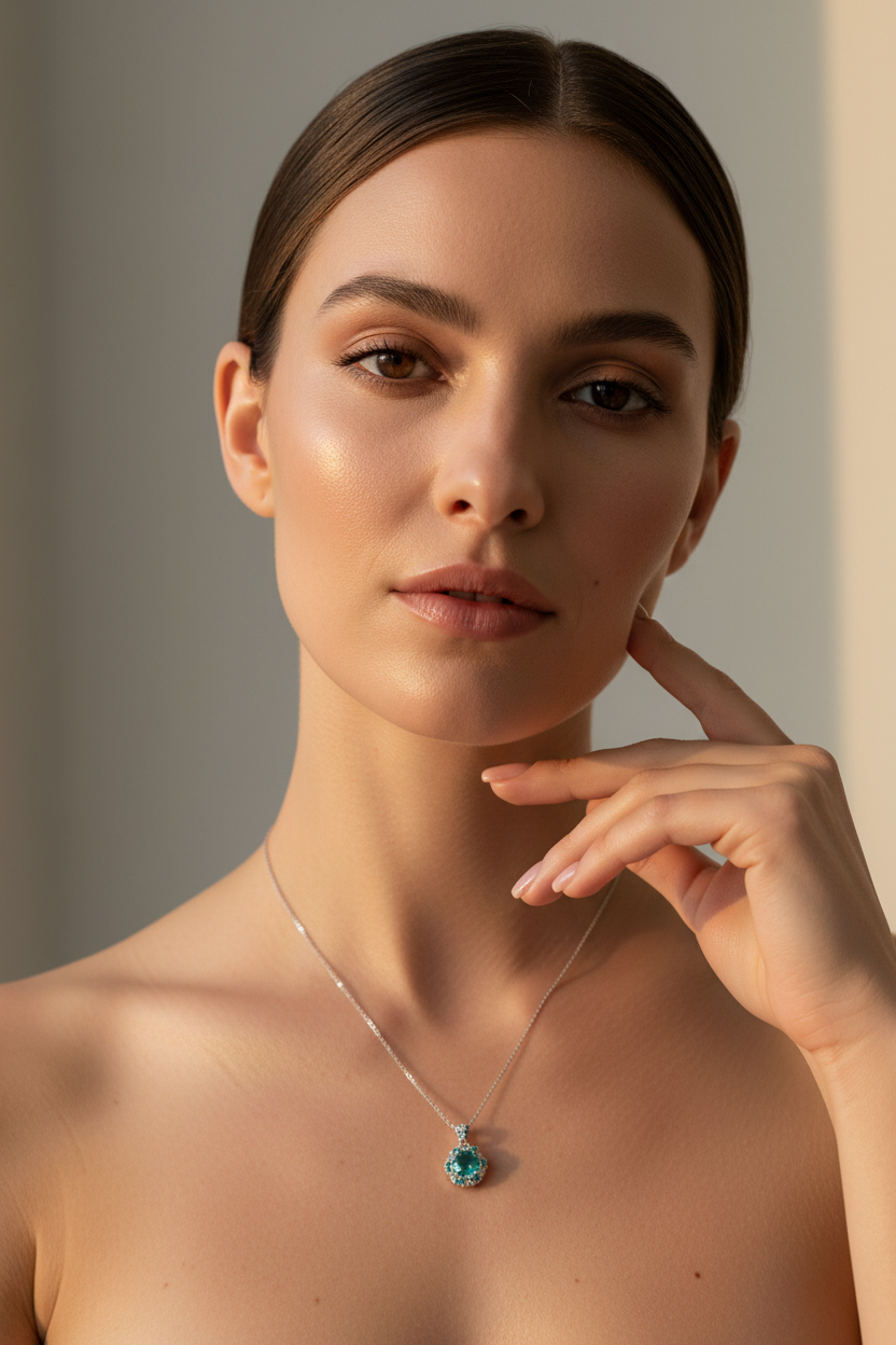 Pendente Verde Acqua - Ultra Realistica Luxury