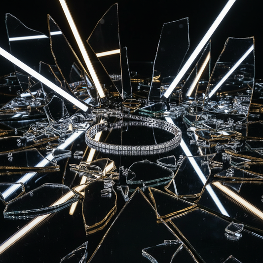 Tennis Bianco - Vetri e Diamanti